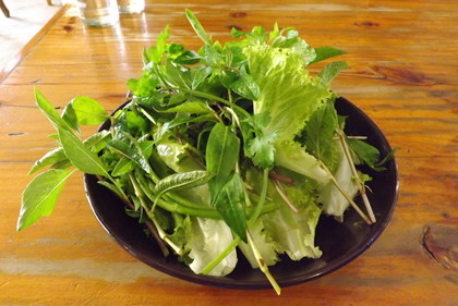 付け合わせの野菜